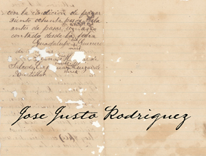 ca 1800’s Jose Justo Rodriguez’s Civil Documents