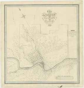 1839 Map of Austin
