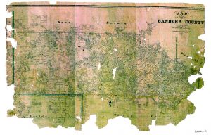 1878 Map of Bandera County