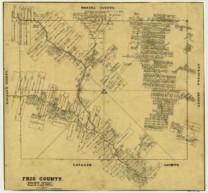 1871 Map of Frio County