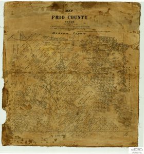 1879 Map of Frio County