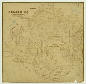 1873 Map of Goliad County