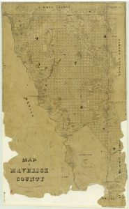 1878 Map of Maverick County