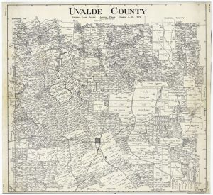 1915 Map of Uvalde County